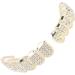 Hip Hop Teeth Set Convenient Hip Hop Teeth Brace for Women for Men for Birthday for Hip Hop Fashion Shows for Halloween Party(gold) - Buy Online on SooperMarket.com