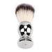 Handmade Silver Beard Grooming Brush - Classic Wet Shaving Brush for Perfect Beards | Premium Handcrafted Shaving Essentials - Buy Online on SooperMarket.com
