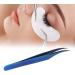 Professional Stainless Steel Eyelash Extension Tweezers - Slightly Curved Eyelash & Nail Art Tools for DIY Projects - Buy Online on SooperMarket.com