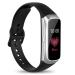 Watbro Compatible with Samsung Galaxy Fit SM-R370 Bands,Adjustable Soft Silicone Replacement Band Straps Wristbands Bracelet Fit Samsung Galaxy Fit Fitness Smartwatch for Women Men 1 Pack:Black