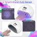 NAILGIRLS 150W UV LED Nail Lamp for Home Salon - Gel Polish Dryer with Timer Presets and Auto Sensor - White - Buy Online on SooperMarket.com