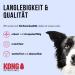 Kong Roll-Out Dog Leash 5m | XL for Large Dogs Up to 70kg | High-Quality Roller Leash with Break & Lock System | Soft Handle & Reflective Belt in Red - Buy Online on SooperMarket.com