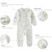 Owlivia Organic Cotton Baby Romper | Zip Up Footless Sleep N Play | Long Sleeve Pyjama (Size Newborn-24 Months) Feather 18-24 Months - Buy Online on SooperMarket.com