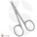 Professional Stainless Steel Curved Cuticle Scissors Manicure Cutter for Nail Toenail Trimming Eyebrow Eyelash for Women and Men - Buy Online on SooperMarket.com