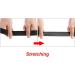 HANFINEE 1-1/2 Inch Sew on Knitted Elastic Band - Black 15 Yards | Heavy Stretch for Sewing Crafts, DIY Waistband, Bedspread & Cuff - Buy Online on SooperMarket.com