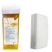1 Honey Wax Cartridge With 50 Paper Waxing Strips Kit Sugar Cartridges Warm Paste Pack ROLL-ON Hot Wax Roller Hair Removal Depilatory 100ml Waxing Hot Rolling Soft Gentle Remover