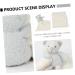 Buy 2-St Bear Doll & Baby Toys - Soft Comfort Towels for Toddlers Stroller & Bed Accessories - Buy Online on SooperMarket.com