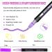 Double Line Markers Outline Pens Set - 12 Glitter Colors for DIY Art, Card Making, Lettering & Craft Projects - Buy Online on SooperMarket.com