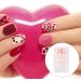 dijiusidy False Nail Perfect Matching Simple to Wear Fingernail Full Coverage Press Type Strong Viscosity Adjustable Paster Type 33 F741 Type 33 F741 - Buy Online on SooperMarket.com