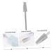 Mikinona Nail Polisher Electric Tool Nail Glazing Drill Nail Art Drill Bit Nail Beauty Tools Nail Grinding Head Nail Polishing Shape Tools Manicure Grinding Head Nails Gel Remover Plastic - Buy Online on SooperMarket.com