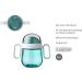 Buy MEPAL MIO 360 Drinking Cup Set | Leak-Proof & Dishwasher Safe | Baby & Toddler Drinking Solutions - Flowers & Butterflies Design - Buy Online on SooperMarket.com