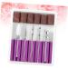POPETPOP 2 Sets Nail Art Equipment Nail Bits Nail Drill Bits for Acrylic Nail Polish Accessories Drill Bits for Nails Manicure Drill Bits Pedicure Bits Nail Gel Electric Head Purple 6.5x5.5cmx2pcs Purplex2pcs - Buy Online on SooperMarket.com