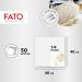 Fato Airlaid Dry Paper Napkins - Textile Effect 50 Pack 40x40 cm | Boulevard Decor - International Shipping - Buy Online on SooperMarket.com