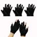 Lilbitty 3 pairs of cotton gloves for dry hands moisture gloves for dry hands Moisturizing gloves overnight cotton gloves black black