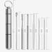 6pcs Stainless Steel Earwax Removal Kit | Ear Curette & Wax Remover Tool with Storage Bin - Buy Online on SooperMarket.com