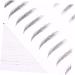 PLAFOPE 4 Sheets Pairs Hair-like Simulation Artificial Eyebrow Patch Simulation Eyebrow Black - Buy Online on SooperMarket.com
