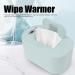 Wipe Warmer Dispenser Rechargeable Wipe Warmer Temperature Adjustment for Home Office Outdoor (Green) - Buy Online on SooperMarket.com