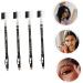 Angoily 4pcs Two-in-one Eyebrow Pencil Eyebrow Pen Mini Suitcase Eyebrow Beauty Pencils Miss 2 in 1 - Buy Online on SooperMarket.com