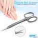 Nail Scissors Professional Cuticle Scissors Extra Strong Straight Curved Manicure Nail Art Scissors (CS-04) - Buy Online on SooperMarket.com
