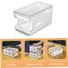 ORFOFE Box Egg Storage Box Eggs Plastic Bins with Tray Egg Tray for Refrigerator Egg Rack Double Layer - Buy Online on SooperMarket.com