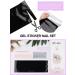 Kalolary 20PCS Pink Marble Gel Nail Polish Strips | Waterproof Adhesive Wraps with Nail File - UV/LED Lamp Required - Buy Online on SooperMarket.com