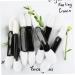 Baluue 50pcs Eye Shadow Applicator Double Ended Sponge Makeup Beauty Tool Kits Eyeshadow Applicator White - Buy Online on SooperMarket.com