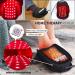 Feet LED Therapy Device with 90 Pcs 660nm+90 Pcs 850nm Wavelength Adjustable 3 Modes and 3 Levels of Time Deep Muscle Relaxation for Home Office - Buy Online on SooperMarket.com
