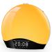 Bluetooth daylight alarm clock wake up light alarm clock with light sunrise sunset simulation bluetooth speaker 22 natural noises 20 brightness bedside lamp for children warm