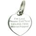 Custom Engraved Stainless Steel Pet ID Bling Tag with Rhinestones - Personalized Heart Shape for Dogs and Cats - Buy Online on SooperMarket.com