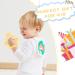 Vicloon Baby Teething Ring - 2PC Silicone BPA-Free Soft Lion Bite Toys for 3+ Months - Dental Aid & Massager - Yellow - Buy Online on SooperMarket.com