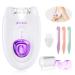 Epilator for Women Epilator for Women Legs Pluxy Hair Removal for Face Electric Shaver & Epilator Face Epilator for Women 2 in 1 Body Trimmer Razor with LED Light for Underarms Legs Arms Bikini Ep1128-6