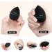 Make Up Sponge Set with Powder Puff Triangle 6 Pieces Makeup Sponges Beauty Sponge Black for Blending Liquid Foundation Powder Reusable Soft Powder Puff - Buy Online on SooperMarket.com