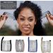 Ispchen Vintage Bananas Hair Clip Set | 2-Piece Stretch Hairpins for Thick Wavy Hair | Stylish Accessories for Women & Girls - Black - Buy Online on SooperMarket.com