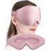 Sleep Masks for Women Men 3D Contoured Eye Mask for Sleeping 99% Blackout Eye Covers for Lash Extensions Zero Pressure Comfortable Sleep Mask for Airplane Travel Night Time with Adjustable Strap Pink