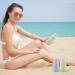 Gjinxi 2 Pack Silicone Travel Bottles - 200ml Leakproof Refillable Containers for Shampoo Facial Cleanser & Body Wash - Essential Travel Size for Hand Luggage - Buy Online on SooperMarket.com