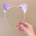 Sequin Cat Ears Headbands and Bunny Ear Headbands Shiny Hairbands Glittery Hair Hoops Hair Accessories for Easter Daily Wearing Party Decoration and Cosplay Accessories (Pink) - Buy Online on SooperMarket.com