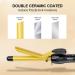 DAN Technology 3/4 Inch Tourmaline Ceramic Hair Curling Iron - Fast Heating LCD Screen Auto Off | Ideal for DIY & Salon Use (Gold Black - Buy Online on SooperMarket.com