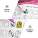 Nail Art Practice Book Beginner Manicure Training Drawing Cards Easy to Clean 12 Sheets Manicure Training Cards - Buy Online on SooperMarket.com