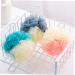 Healeved 8pcs Color Matching Bath Ball Body Scrubber Set - Natural Bath Sponges for Men and Women - Shower Poufs and Body Scrub Mitt - Buy Online on SooperMarket.com
