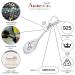 AMBEDORA Children's Christening Gift - Small Silver Spoons with Engraving | Real Silver 925 Birth Gift - Buy Online on SooperMarket.com