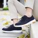 OrthoComfoot Men's Slip-On Arch Support Boat Shoes - Plantar Fasciitis Relief, Comfortable Walking Loafers - Navy, Size 11W - Buy Online on SooperMarket.com