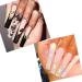 JZK 240x XXXL Clear Half Cover Extra Long Square Nail Tips For Acrylic Extensions No C Curve False Nail Tips Long For Gel And Acrylic Nails 3XL Finger Nail Extension Tips - Buy Online on SooperMarket.com