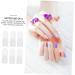 FRCOLOR 20pcs Nail Case Finger Nail Soakers Nail Paint Protector Polish Remover Wraps Nail Polish Soak off Nail Varnish Tip Nail Polish Protector Gelt Spar Varnish Plastic Manicure Barrier - Buy Online on SooperMarket.com