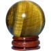 Natural Sphere Tiger Eye Stone Ball Quartz Crystal Natural Ore Gemstone Home Decoration Gift 1pc (Color : 100-110g) - Buy Online on SooperMarket.com
