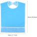 Adult Bibs Waterproof Adult Elder Mealtime Bib Clothes Clothing Protector Dining Aid a Perfect Item for the Adult and the Elder Who Lack Ability to Have Meal Reusable(Sky blue) - Buy Online on SooperMarket.com