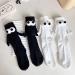 Magnetic Hand In Hand Socks - 6pcs Funny Couple Tube Socks Novelty Gift, White - Buy Online on SooperMarket.com