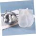 STOBOK 3pcs Animal Fudge Clear Silica Chocolate Gel Handmade Head Craft Adornment Crystal Art Shaped Whitex3pcs 6.9X7.2CMx3pcs - Buy Online on SooperMarket.com