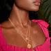 Yalice Layered Starfish Necklace - Boho Shell Jewelry for Women & Girls | Gold International Shipping - Buy Online on SooperMarket.com