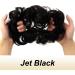 JJstar 2PCS Curly Fake Hair Buns Donut Tousled Updo - Jet Black - Buy Online on SooperMarket.com