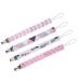 4-Pack Baby Pacifier Clip - Cotton Ribbon Holders for Infants | International Shipping Available - Buy Online on SooperMarket.com